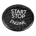 thumbnail image 2 of Black Carbon Fiber Engine Start Stop Button Cover for BMW 1 2 3 4 5 6 7 Series X1 X3 X4 X5 X6, 2 of 5
