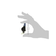 Fox40 Cushioned Mouth Grip Pealess Plastic Mini Whistle with Key Ring - Black