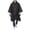 Black, variant on Heavy Duty Cap With Hood For All Round Rain During Outdoor Activities. Reusable Raincoat That Can Withstand Heavy Rain. plus Size Womens Long Sleeve Shirts