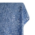 thumbnail image 6 of Zelouf Joanna Corded Embroidery Lace Mesh  , Sewing, DIY, Crafts Fabric by the Yard, Bluebell, 50 Yard, 6 of 6
