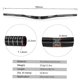 thumbnail image 2 of Aluminum Alloy MTB Handlebar Mountain Bike Handle Bar Bicycle Cycle Flat Bar 780MM Anodized Handlebar, 2 of 5