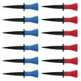thumbnail image 2 of Paquete de 12 tees de golf Eigraketly Soporte de pelota profesional de plástico 76 mm rojo + 6 uds azul, 2 of 6