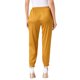 thumbnail image 3 of Pantalones de chándal casuales para mujer con cintura elástica Inspire Chic, longitud hasta el tobillo, joggers XS dorados, 3 of 6