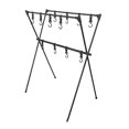 thumbnail image 1 of TFixol, estante colgante ligero y plegable para utensilios de cocina para acampar, estante portátil de aleación de aluminio, 1 of 7