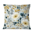 thumbnail image 2 of Designart "Neutral Floral Minimalism II" Floral Printed Throw Pillow, 2 of 5