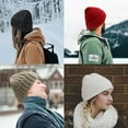 thumbnail image 7 of Soft Warm Winter Hats for Women, Knit Beanie Hat, Ski Stocking Cuffed Skull Cap Beanies for Men Women, 7 of 7