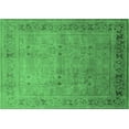 thumbnail image 1 of Ahgly Company Indoor Rectangle Oriental Emerald Green Industrial Area Rugs, 2' x 3', 1 of 4