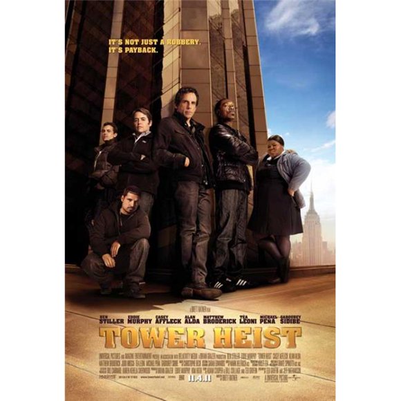 Posterazzi MOVIB88124 Tower Heist Movie Poster - 27 x 40 in.