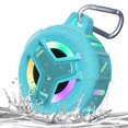 thumbnail image 1 of EBODA Altavoz de Ducha Bluetooth Impermeable, Altavoces Pequeños Inalámbricos Portátiles Flotantes IPX7, Tiempo de Reproducción 24H con Luz RGB para Kayak, Playa, Accesorios de Piscina, Regalos para U, 1 of 5