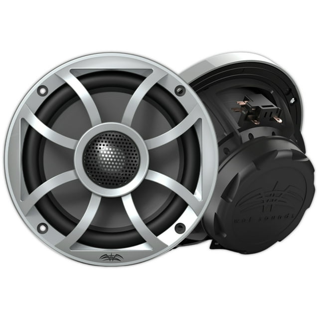 Bocinas Coaxiales Marinas Wet Sounds RECON 5-S 100 Watts 5.25 Pulgadas 4 Ohms Color Plata Wet Sounds RECON5S