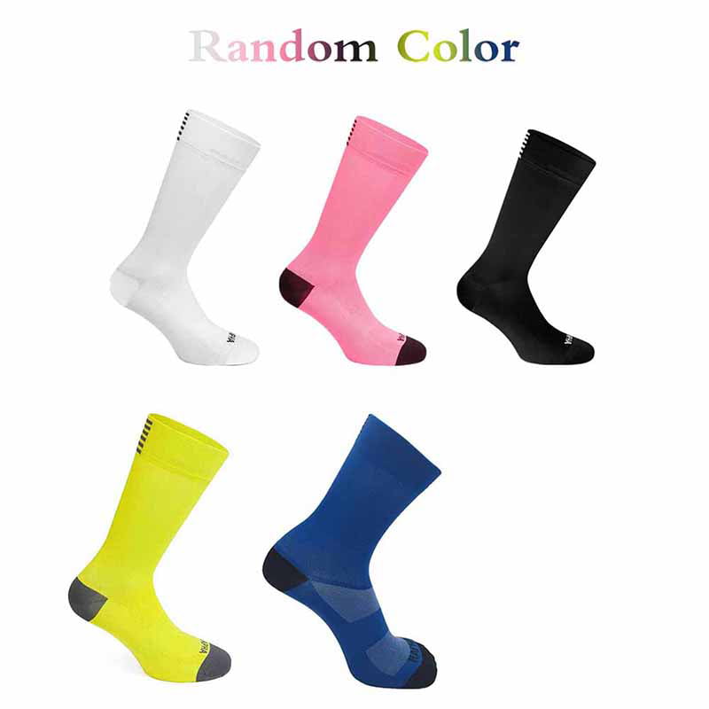 Details about  / High Knee Cycling Socks Breathable Sock Outdoor Road Bike Sports Racing Running