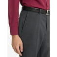 thumbnail image 5 of Chaps Flat Front Men's Charcoal Solid Classic Fit Tailored Suit Separate Pant, Sizes 3030-3832, 5 of 6