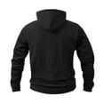 thumbnail image 4 of FDGIU Men's Thermal Fleece Hoodie - Winter Pullover Sweatshirt with Drawstring Hood and Kangaroo Pocket, Slim Fit Long Sleeve for Casual/Sports, 4 of 5