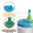 thumbnail image 4 of 4 Pack Soda Can Lids with Straw,Silicone Soda Can Covers, Can Covers,Reusable Can Covers for Soda,C, 4 of 5