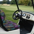 thumbnail image 6 of Pzuqiu Pineapple Golf Cart Seat Cover Washable, Fit for Outdoor Vehicle Golf Carts Suitable for Club Car Precedent 2 Passenger Carts, 6 of 9