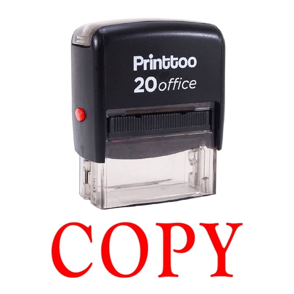 Printtoo Office Stationary Custom Stamp COPY Self Inking Rubber Stamp-Red