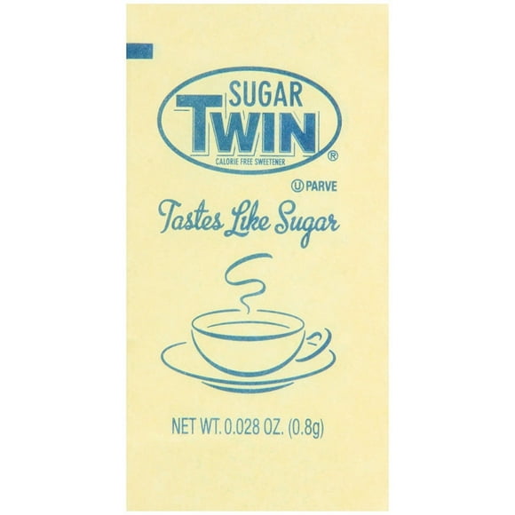 Sugartwin,Sugartwin Sugar Substitut Jaune 1000 Pcs, (1 Unité)