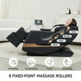 thumbnail image 3 of ZENART Full Body Massage Chair Recliner with Zero Gravity, Heating, Bluetooth Speaker, Airbags, Foot Roller, for Home Office, Black, 3 of 10