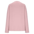 thumbnail image 4 of Lightweight Long Sleeve Workout Tops for Women Gym Running Athletic Sun Protection Shirts (Pink M), 4 of 5