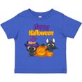thumbnail image 3 of Inktastic Happy Halloween Black Cat Boys or Girls Toddler T-Shirt, 3 of 5