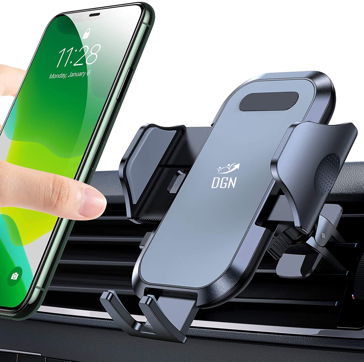 DGN Universal Air-Vent Car Mount Phone Holder Mount for Smartphones - Universal