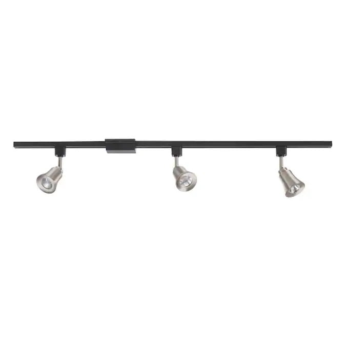 Lithonia Lighting LTIKFLRM LED Series Track Kit 3-Light 44-in Brushed Nickel Dimmable LED Linear Track Lighting Kit