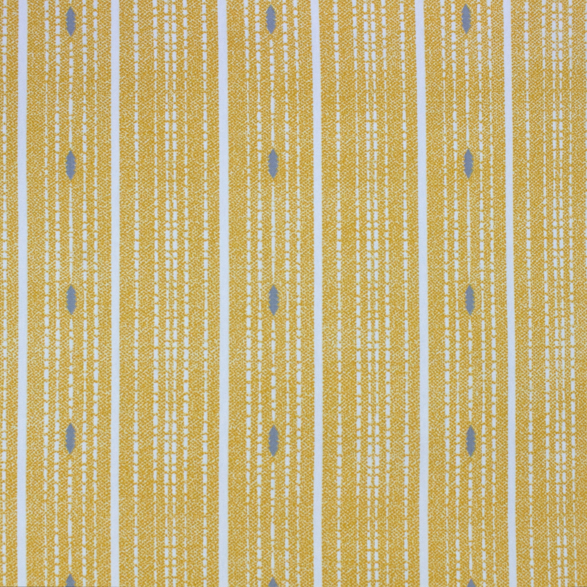 (2 pack) Better Homes & Gardens 100% Cotton Dotted Stripe Yellow, 2 Yard Precut Fabric