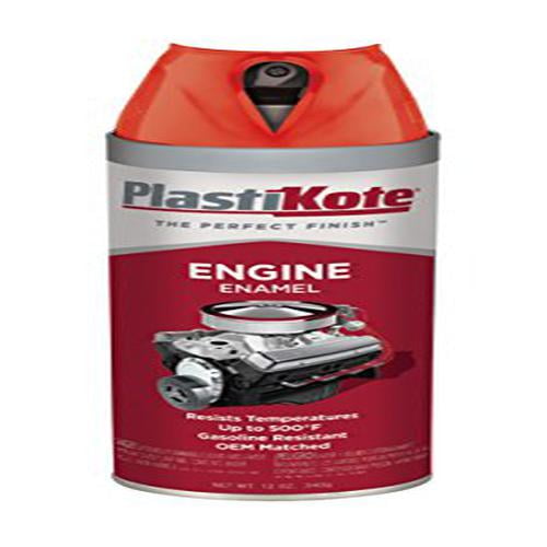 Plastikote 206 Ford Red Engine Enamel, 12 Oz.
