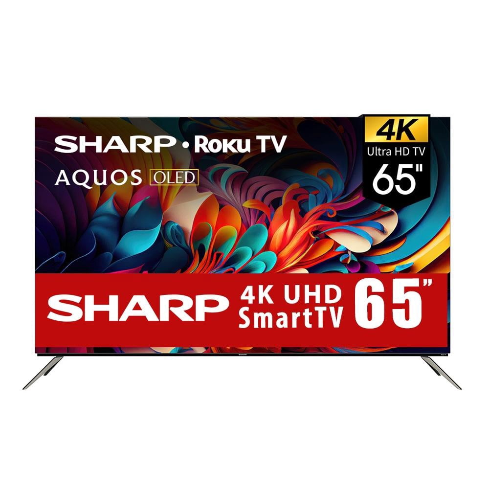 TV Sharp 65 Pulgadas Roku 4K Ultra HD Smart TV OLED 4T-C65FS1UR