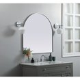 thumbnail image 3 of Elegant Decor Metal Frame Arch Mirror 36x36 Inch in Silver, 3 of 3