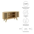 thumbnail image 7 of Modway Render 46" Corner TV Stand in Oak, 7 of 7