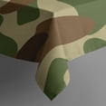thumbnail image 4 of Camouflage Square Tablecloth 42x42in(107x107cm) – Waterproof Polyester Printed Table Cover, Wrinkle Resistant & Washable for Kitchen Dining Picnic Party Decor, 4 of 6