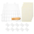 thumbnail image 3 of Miangastore 1 Set of Cord Wind Tools Thread Management Cross Stitch Winder Tool with Box Stickers for Embroidery Floss, 3 of 8