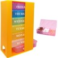 thumbnail image 1 of shiyou-Pill Box 3 Times a Day Daily Pocket Pill Container Portable Travel Weekly Pill Organizer Stackable Pill Case for Vitamin, Fish Oils, Medication, Supplement (Orange), 1 of 4