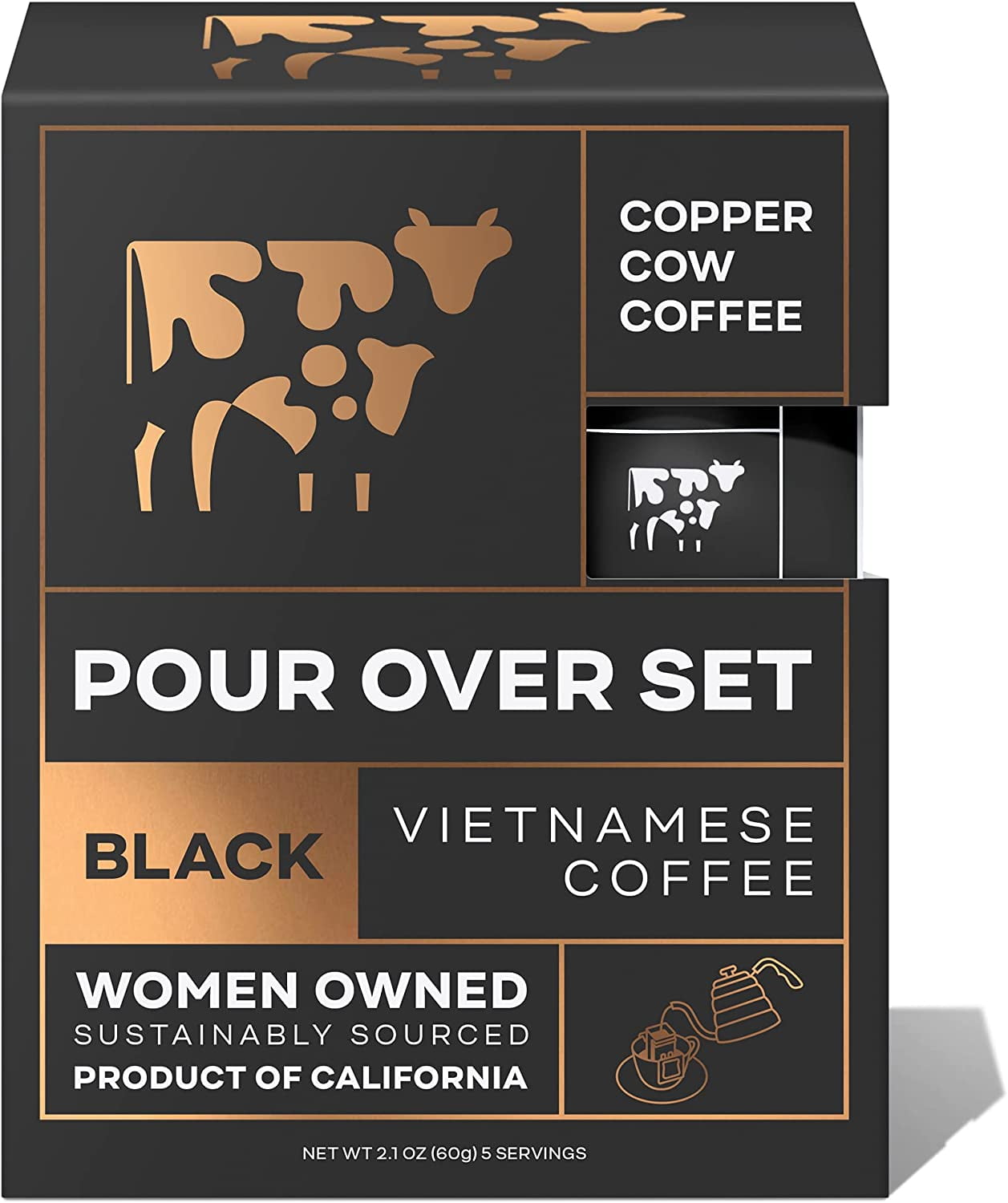 Copper Cow Coffee Vietnamese Pour Over Coffee Filters SingleServe