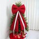 thumbnail image 5 of MTBLYS Lazo grande de terciopelo con lunares para adornos de árboles de Navidad, coronas, envoltorios y decoraciones para fiestas. Lazo de tela de 145 cm (57,09 pulgadas)., 5 of 8