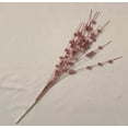 thumbnail image 1 of Guirnalda de flores con purpurina, 25 tallos y 12 ramas con cuentas, decoración navideña, guirnalda de bolas de bayas con polvo dorado, adorno artificial de tallo con purpurina, 1 of 2