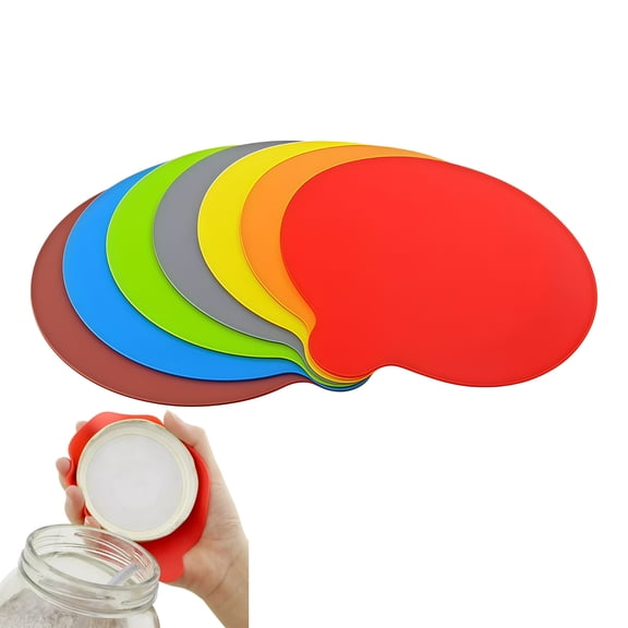 Silicone Bottle Opening Mats, Non-Slip Design for Easy Grip and Use