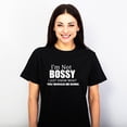 thumbnail image 3 of TotallyTorn I Am Not Bossy Novelty Sarcastic Funny Mens Graphic T Shirts, 3 of 5