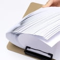 thumbnail image 3 of 5 Pcs A4 Folder With Double Clips Can Be Folded Writing Pad Data Storage Office Supplies, 3 of 6