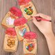 thumbnail image 1 of Juego de tarjetas regalo de San Valentín con muñeca mariposa de 5 cm - Tarjeta de felicitación con botella flotante y caja de papel - Material para fiestas de aula, 1 of 3