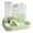 light green, variant on SharkTRUE Gravity Cat Feeder and Water Dispenser, Automatic Dog Feeder, Pet Food Storage for Small Dog Puppy Cat Kitten Pet Easy Clean