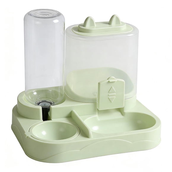 Automatic Cat Feeder And Waterer All-in-One Pet Food Water Dispenser Large Capacity Food Storage Dispenser Pet Supplies