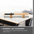 thumbnail image 3 of OULII 1 Pair of Bamboo Desktop Bat Holder Baseball Bat Display Stand Natural Texture for Home Use, 3 of 8