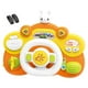 thumbnail image 4 of Juguete del volante Mi primera conducción Juego de simulación Juguete de conducción Girar y aprender Conductor para tirar Presionar Niños Niñas Niños base naranja, 4 of 10