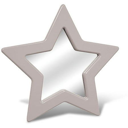 Kids' Star Wall Mirror, Silver
