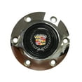 thumbnail image 2 of 1969-1989 Cadillac; VSW 6 Bolt Deluxe Wood Steering Wheel Non Telescopic Kit, Crest & Wreath Emblem, 2 of 2