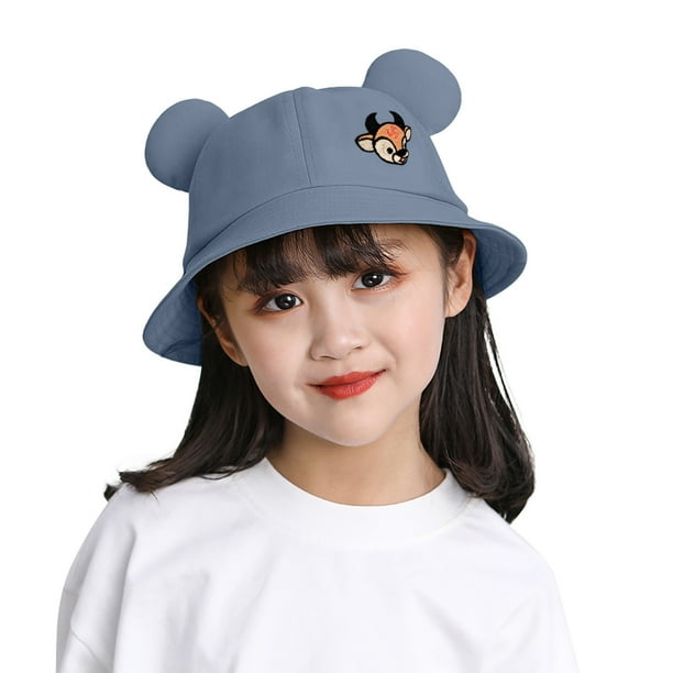 mnjin baseball caps toddler boys girls printing pattern bucket hats hat