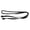 Black, variant on Showman 7' Long Braided Nylon Barrel Reins w/ Easy Grip Knots (Green/White)