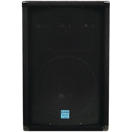 GEMINI GSM-1260 12" 400W Pro Audio DJ Stage Speaker w/ 3-Way Passive Crossovers